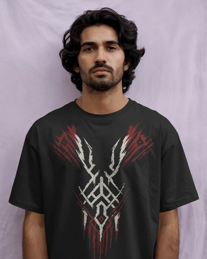 Savage Circuit Tribal Oversized T-Shirt – Bycads Signature Drop