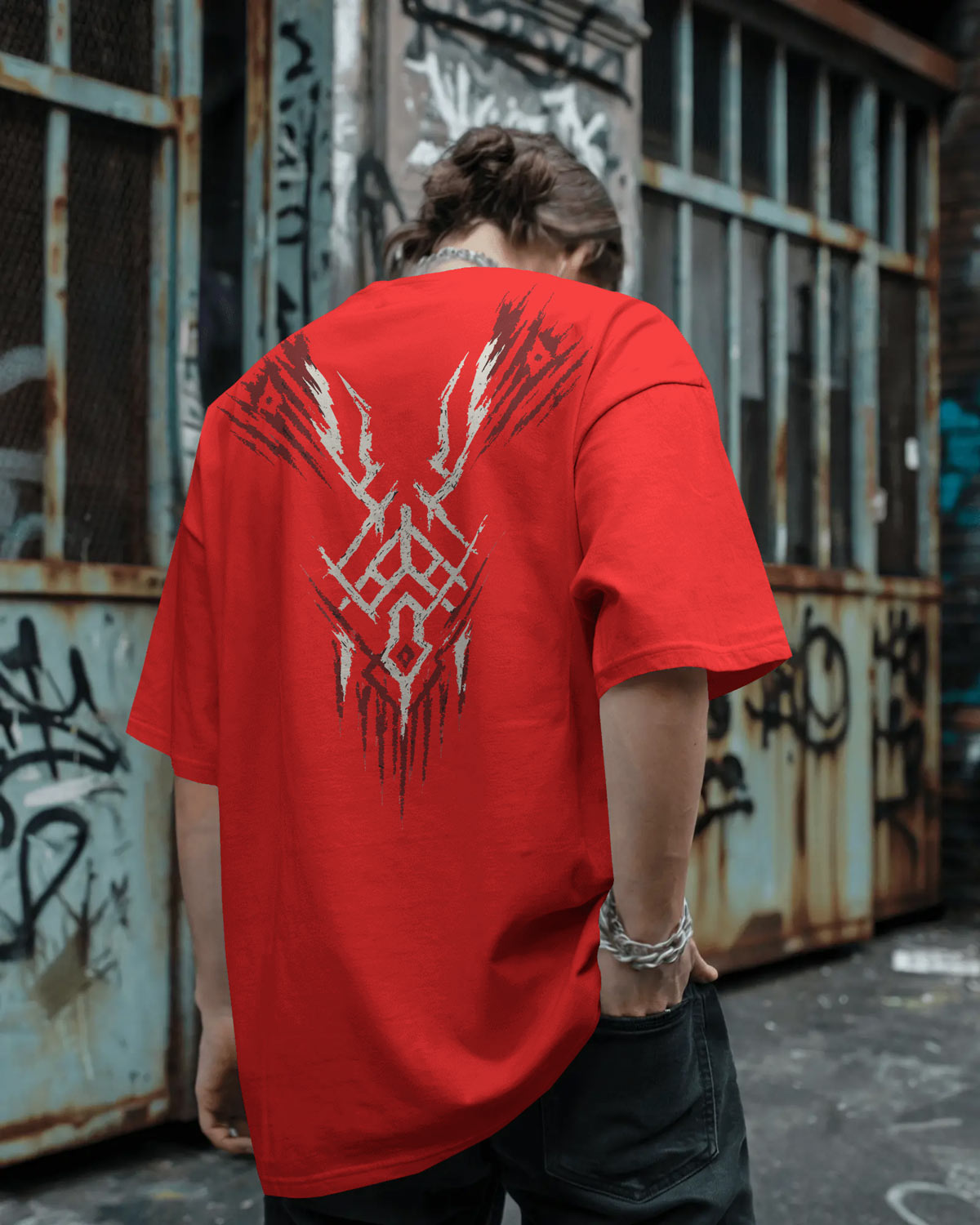 Savage Circuit Tribal Oversized T-Shirt – Bycads Signature Drop