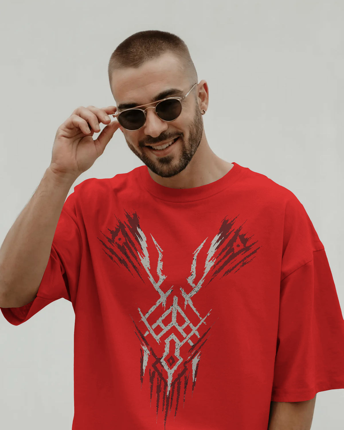 Savage Circuit Tribal Oversized T-Shirt – Bycads Signature Drop