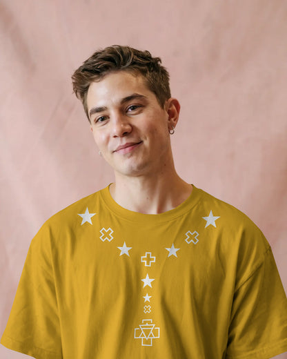 Stellar Alignment Oversized T-Shirt – Bycads Cosmic Streetwear Drop