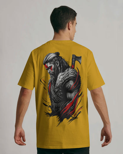 “The Viking’s Wrath” Oversized Warrior T-shirt By Bycads