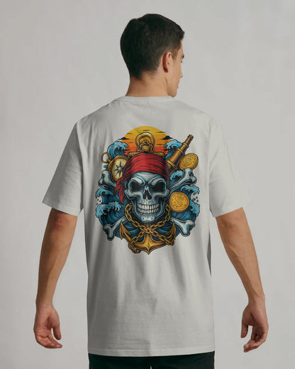 Treasure Hunt Skull Pirate T-Shirt – BYCADS Deep Sea Rebels Drop