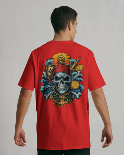 Treasure Hunt Skull Pirate T-Shirt – BYCADS Deep Sea Rebels Drop