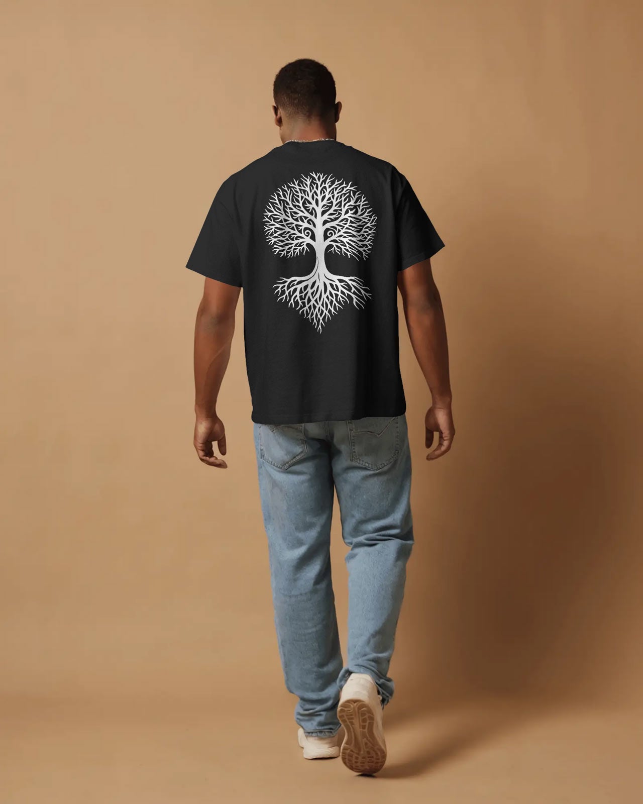 Tree of Life Oversized T-Shirt for Men – Nature Streetwear by Bycads