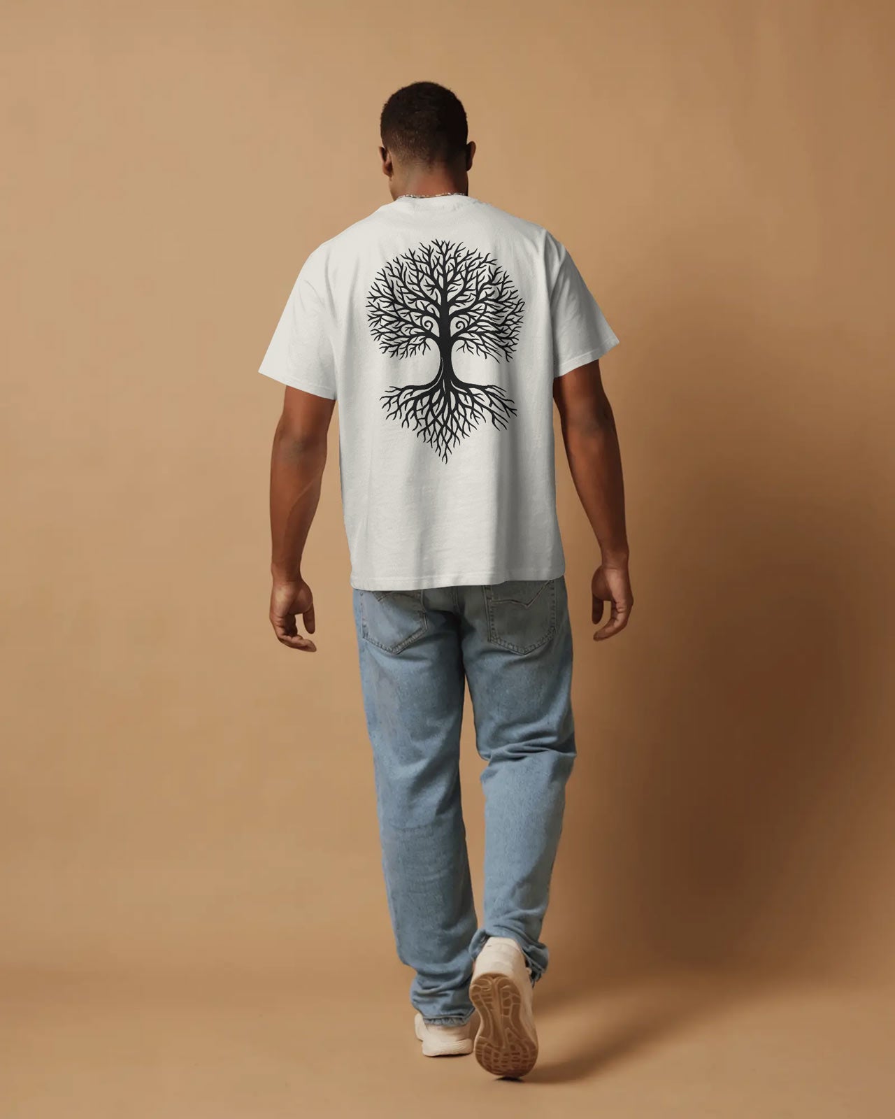 Tree of Life Oversized T-Shirt for Men – Nature Streetwear by Bycads