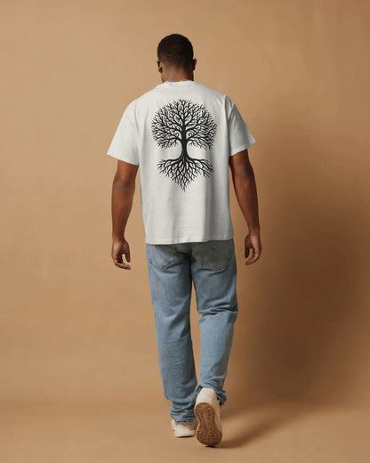 Tree of Life Oversized T-Shirt for Men – Nature Streetwear by Bycads
