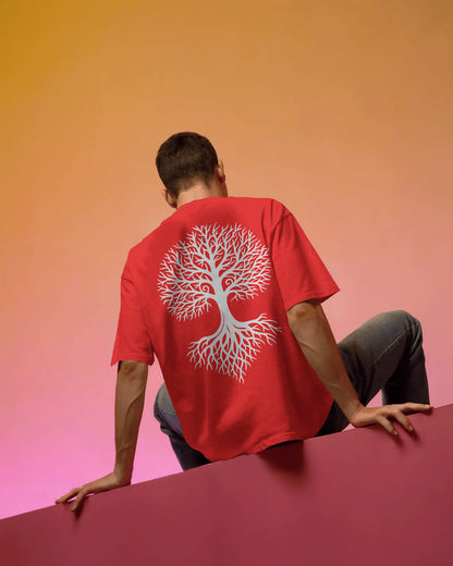 Tree of Life Oversized T-Shirt for Men – Nature Streetwear by Bycads