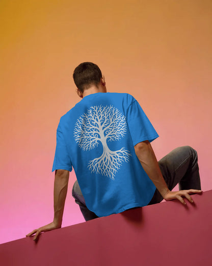 Tree of Life Oversized T-Shirt for Men – Nature Streetwear by Bycads
