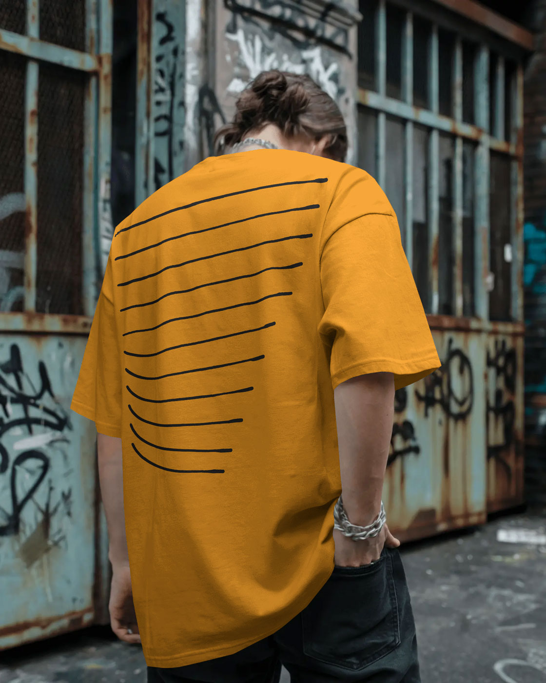 Urban Street Drift – Oversized Graphic Tee for Effortless Everyday Vibes