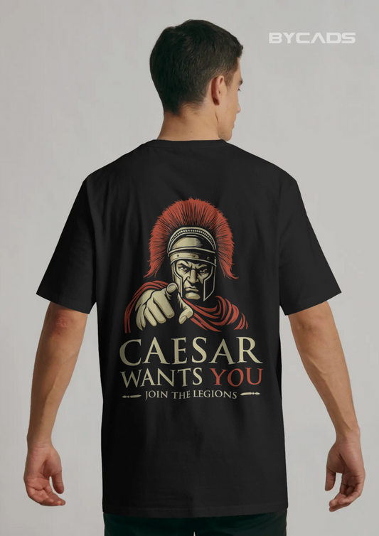 Caesar's Call Graphic Oversized T-Shirt for Men