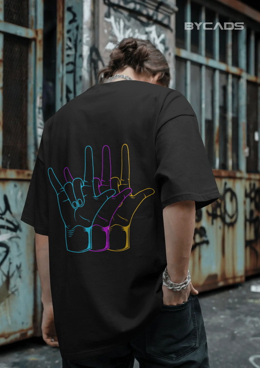 Loud in Silence Oversized Unisex Streetwear Graphic Tee