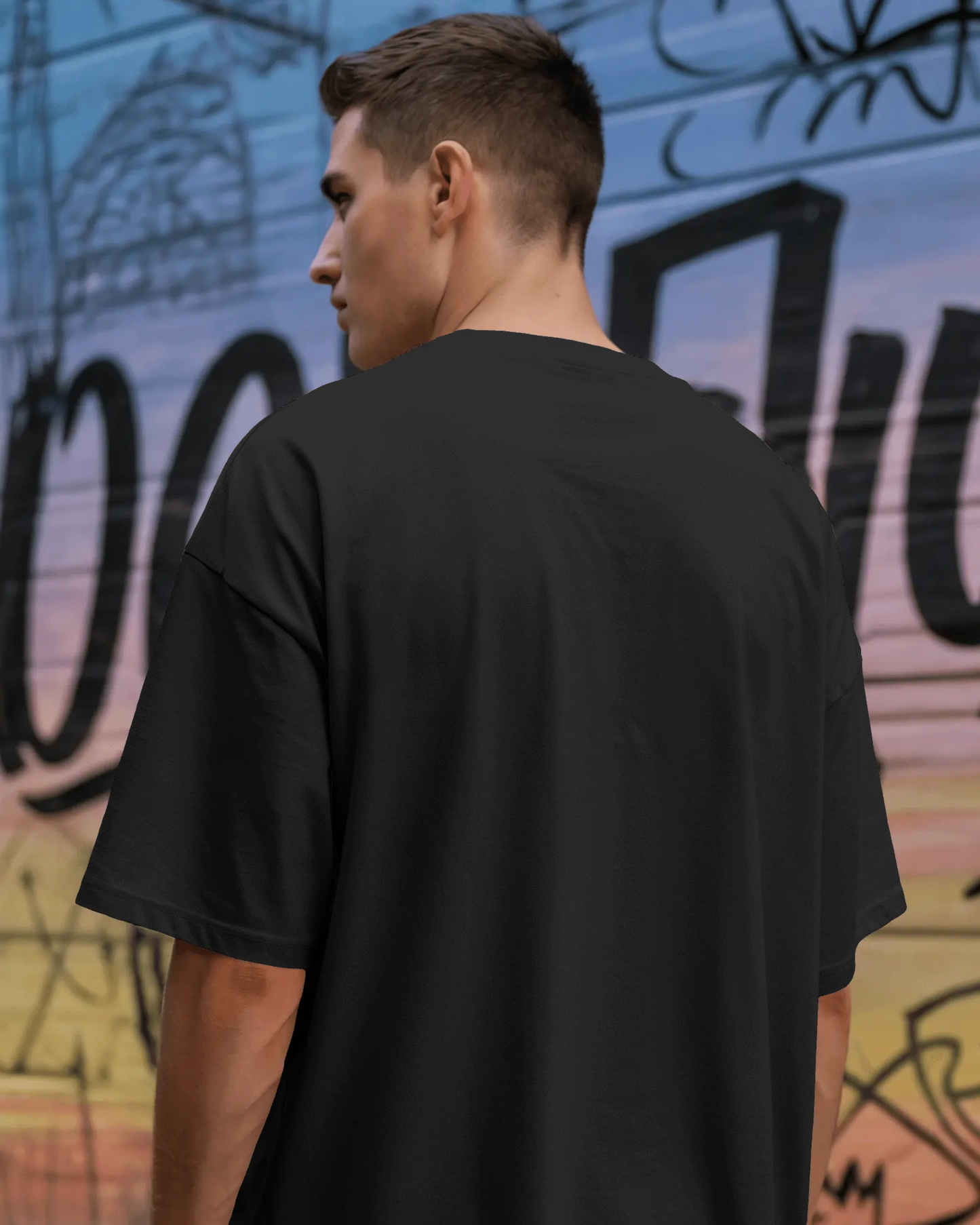 GLITCH Neon Graphic Unisex Streetwear T-Shirt - Bycads