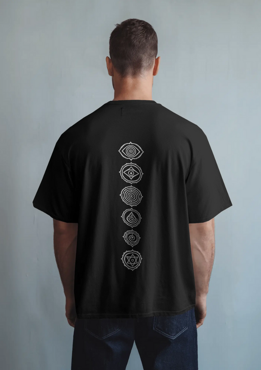 Stellar Alignment Oversized T-Shirt – Bycads Cosmic Streetwear Drop