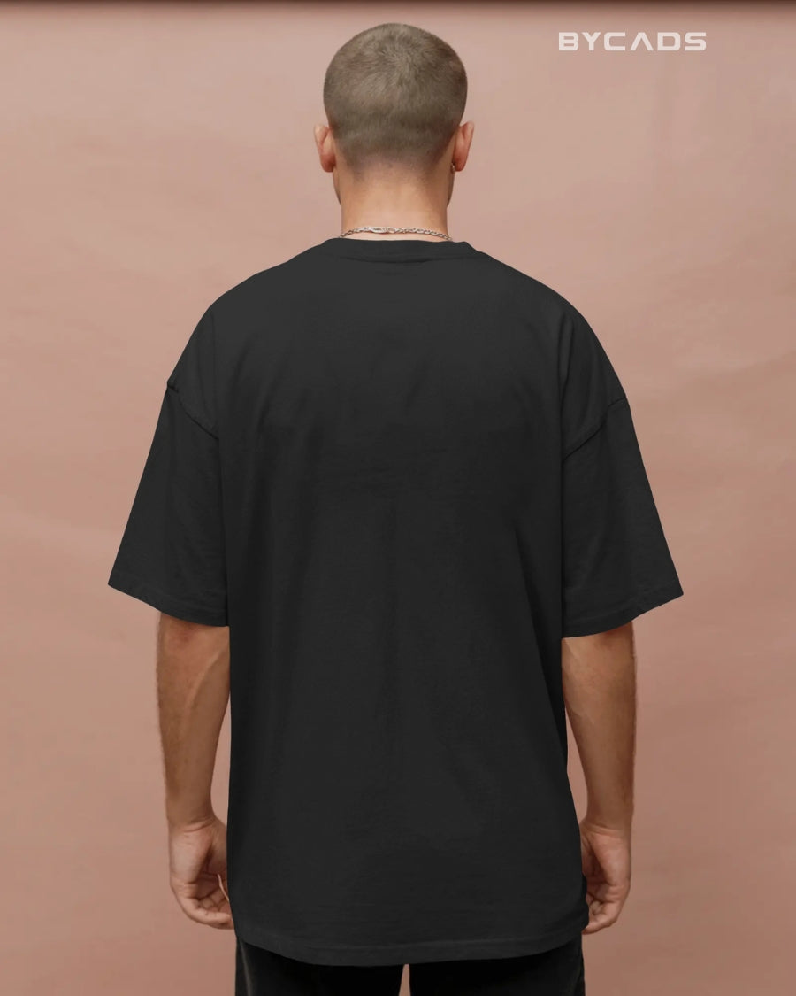BYCADS New York Oversized T-Shirt for Unisex | Cotton Blend Drop Shoulder Relaxed Fit  | Casual Streetwear Unisex Oversized T-Shirt