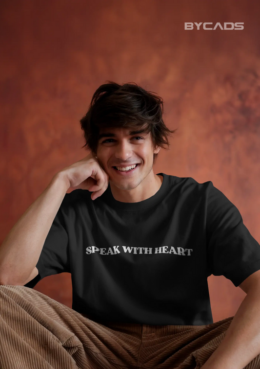 Loud in Silence Oversized Unisex Streetwear Graphic Tee