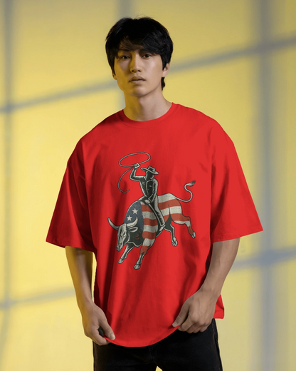 “Ride Free” Patriotic Rodeo Tee