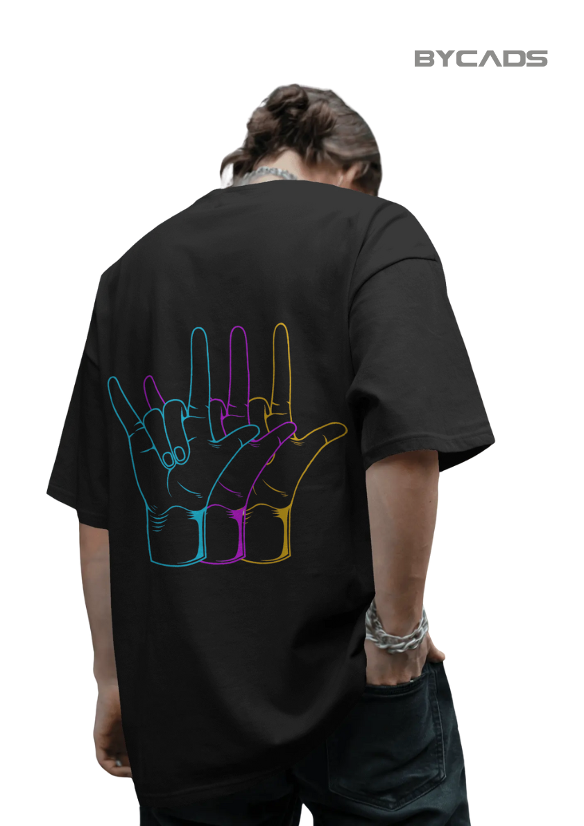 Loud in Silence Oversized Unisex Streetwear Graphic Tee
