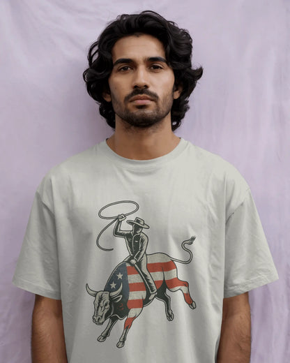 “Ride Free” Patriotic Rodeo Tee